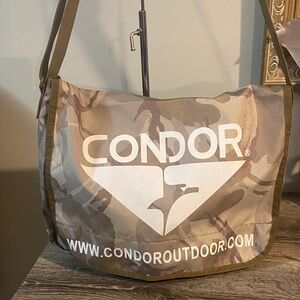 Condor Men's Camo Messenger Tactical Bag in Tan/Brown Camo NWOT